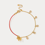 Chinese Zodiac Horse Bracelet | Red String Lucky Bracelet for Luck & Protection | Wiaugem