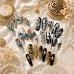 Sacred Oriental Blessing Press On Nails | Spiritual Talisman for Balance & Positive Energy