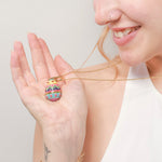 Wiaugem Temple-Blessed Chinese Zodiac Locket Necklace | 12 Zodiac Energies for Luck, Love &amp; Protection