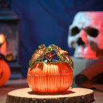 Wiaugem Skull Rose Ring | Gothic Halloween Jewelry for Protection &amp; Transformation