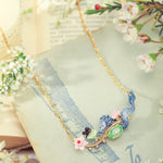 Wiaugem Temple-Blessed Chinese Zodiac Dragon Necklace | Lotus Pendant for Luck, Strength & Protection