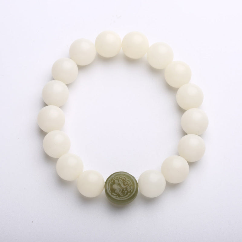 WIAUGEM Kirin Jade Bodhi Protection Bracelet