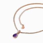 Aquarius Zodiac & February Birthstone Necklaces