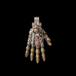 Movable Taoist Mechanical Hand Pendant - Feng Shui Luck & Protection Talisman Necklace