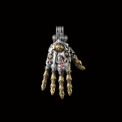 Movable Taoist Mechanical Hand Pendant - Feng Shui Luck & Protection Talisman Necklace