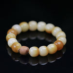 WIAUGEM Two-Tone Bodhi &amp; Sandalwood Harmony Bracelet