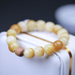 WIAUGEM Two-Tone Bodhi &amp; Sandalwood Harmony Bracelet