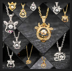 Wiaugen 12 Chinese Zodiac Necklace | Temple-Blessed Zodiac Guardian Jewelry