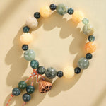 Water Grass Agate Lotus Bodhi Seed Harmony Bracelet