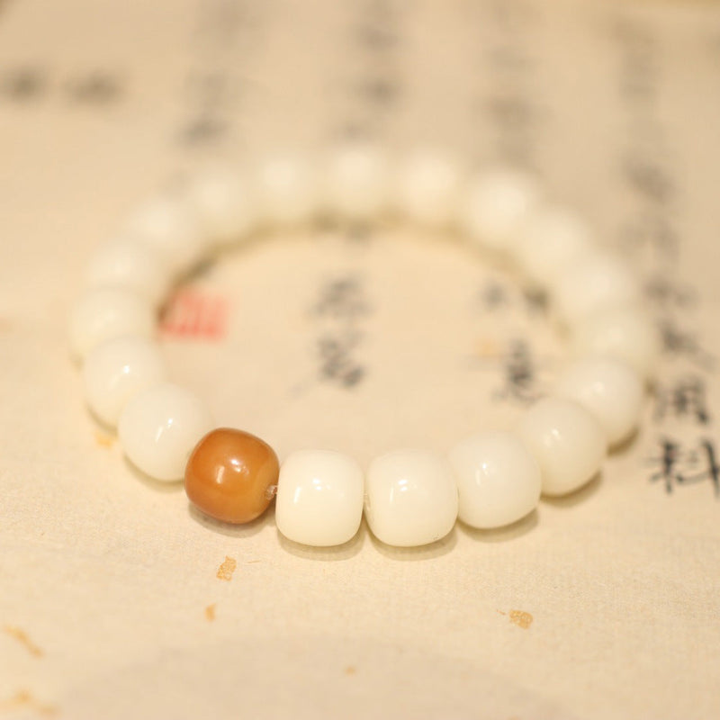 WIAUGEM White Bodhi Harmony Bracelet