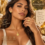 WIAUGEM Citrine Wealth Manifestation 3-Piece Jewelry Set