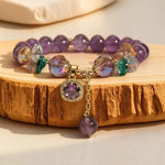 Amethyst Serenity Bracelet — Calm Mind • Clear Intuition • 50% Donated in Your Name
