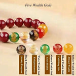 Vermilion Wealth Bracelet | Authentic Cinnabar Feng Shui Talisman