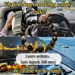 Silver Obsidian Protection Bracelet | Energy Defense & Wealth
