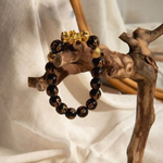 Black Obsidian Wealth Bracelet | Imperial Pixiu Protection