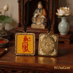Authentic Taoist Talisman Pendant | Protection, Luck & Blessings Amulet
