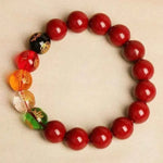 Vermilion Wealth Bracelet | Authentic Cinnabar Feng Shui Talisman