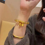 Citrine Bracelet for Wealth - Blessed by the God of Fortune
