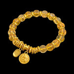Citrine Bracelet for Wealth - Blessed by the God of Fortune