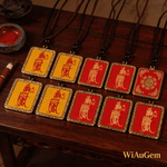 Authentic Taoist Talisman Pendant | Protection, Luck & Blessings Amulet