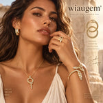 WIAUGEM Snake Transformation 4-Piece Jewelry Set