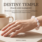 Viral Rose Quartz Bracelet | Manifest Soulmate & Self-Love High-Vibe Crystal