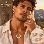 WIAUGEM Moon Energy 3-Piece Jewelry Set