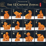 WIAUGEM 12 Chinese Zodiac Feng Shui Figurines