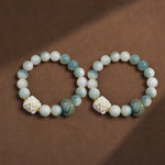 WIAUGEM Bodhi Seed Six-Syllable Mantra Dancing Lion Bracelet