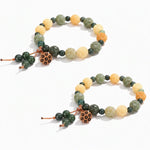 Water Grass Agate Lotus Bodhi Seed Harmony Bracelet