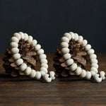 WIAUGEM Star &amp; Moon Bodhi Seed Pendant Bracelet