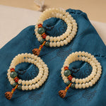 WIAUGEM Double Wrap Bodhi Buddha Lotus Harmony Bracelet