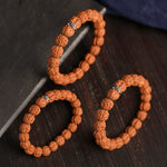 WIAUGEM Wukong Crown Rudraksha Protection Bracelet