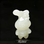 Wiaugem 12 Chinese Zodiac Natural Jade Pendant