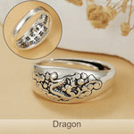 12 Chinese Zodiac Adjustable Ring | Wiaugem