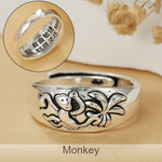 12 Chinese Zodiac Adjustable Ring | Wiaugem