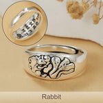 12 Chinese Zodiac Adjustable Ring | Wiaugem