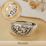12 Chinese Zodiac Adjustable Ring | Wiaugem