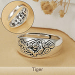 12 Chinese Zodiac Adjustable Ring | Wiaugem