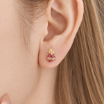 Wiaugem Sacred Heart Earrings | Gothic Jewelry for Love, Passion &amp; Protection