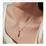 Wiaugem Gothic Hourglass Necklace | Halloween Jewelry for Time &amp; Transformation