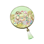 Chinese Zodiac Metal Folding Compact Mirror | WIAUGEM