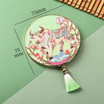 Chinese Zodiac Metal Folding Compact Mirror | WIAUGEM