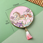 Chinese Zodiac Metal Folding Compact Mirror | WIAUGEM
