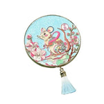 Chinese Zodiac Metal Folding Compact Mirror | WIAUGEM