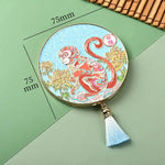 Chinese Zodiac Metal Folding Compact Mirror | WIAUGEM