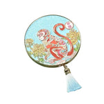Chinese Zodiac Metal Folding Compact Mirror | WIAUGEM