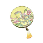 Chinese Zodiac Metal Folding Compact Mirror | WIAUGEM