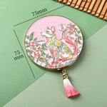 Chinese Zodiac Metal Folding Compact Mirror | WIAUGEM