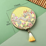 Chinese Zodiac Metal Folding Compact Mirror | WIAUGEM